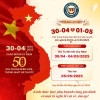 THÔNG BÁO LỊCH NGHỈ LỄ 30/4-01/5