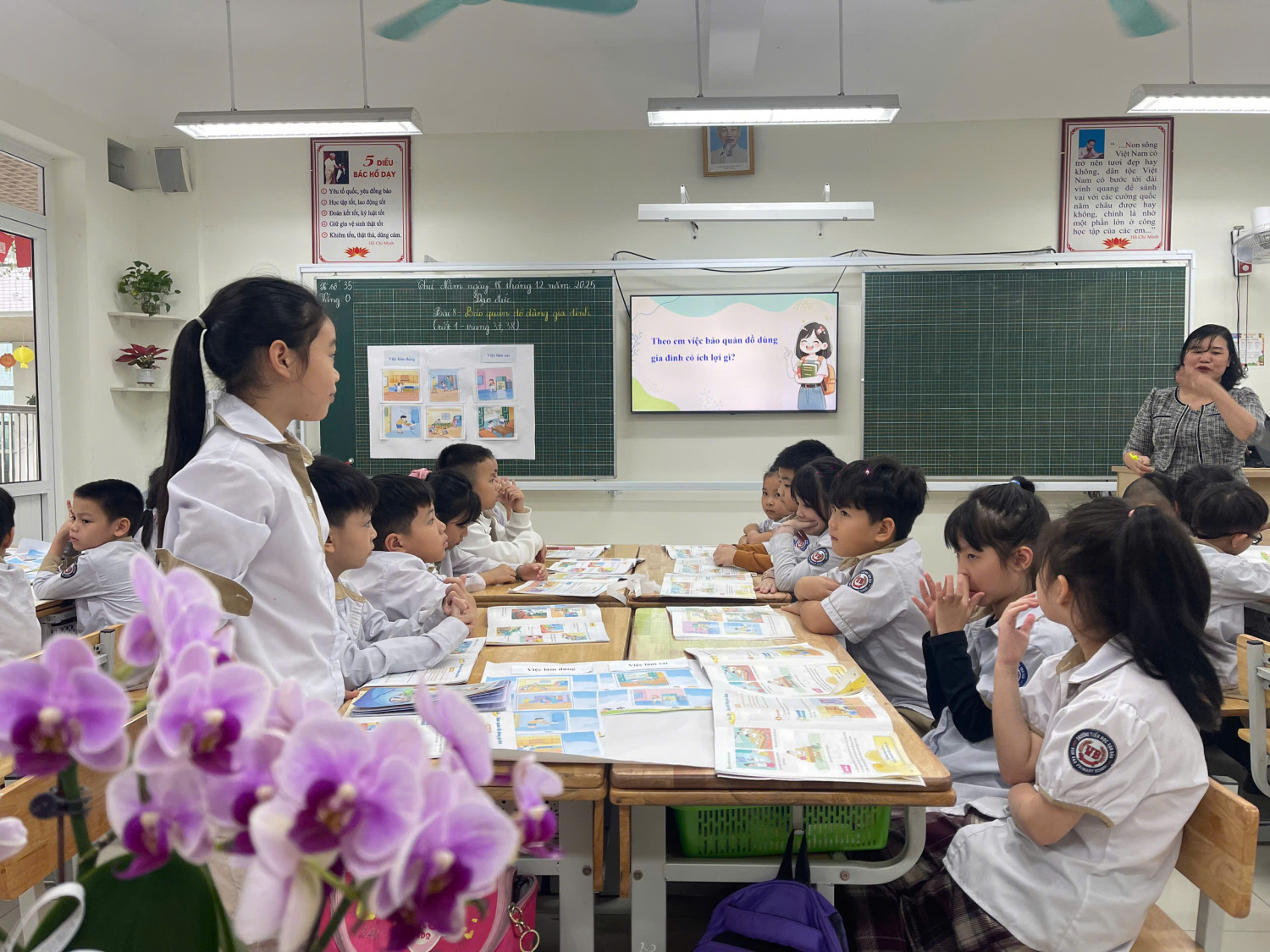 TRƯỜNG TIỂU HỌC VẠN BẢO TỔ CHỨC CHUYÊN ĐỀ MÔN ĐẠO ĐỨC LỚP 2